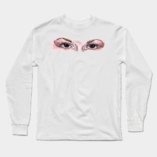 brown eyes Long Sleeve T-Shirt